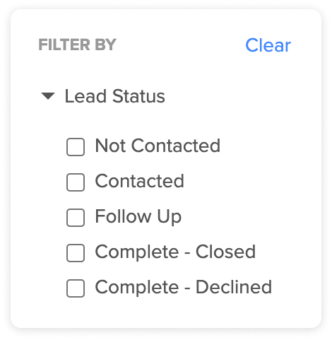 Status Filtering