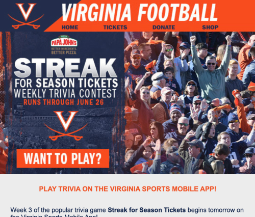 UVA-streak-email