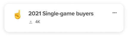 audience-single game buyers